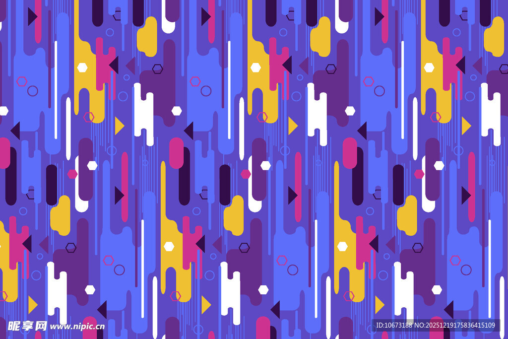 抽象多彩垂直线条图案