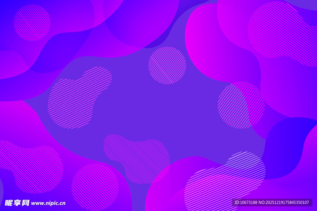 梦幻渐变紫色抽象背景图