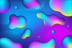 梦幻流体渐变背景图案
