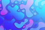 梦幻渐变流体图案背景