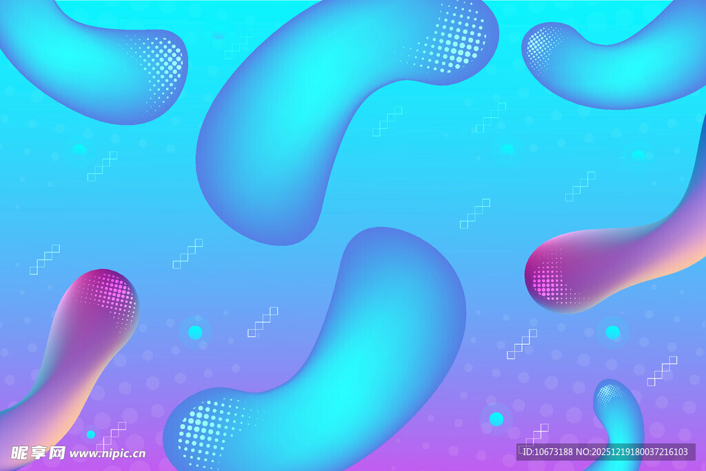 梦幻流体渐变图案背景