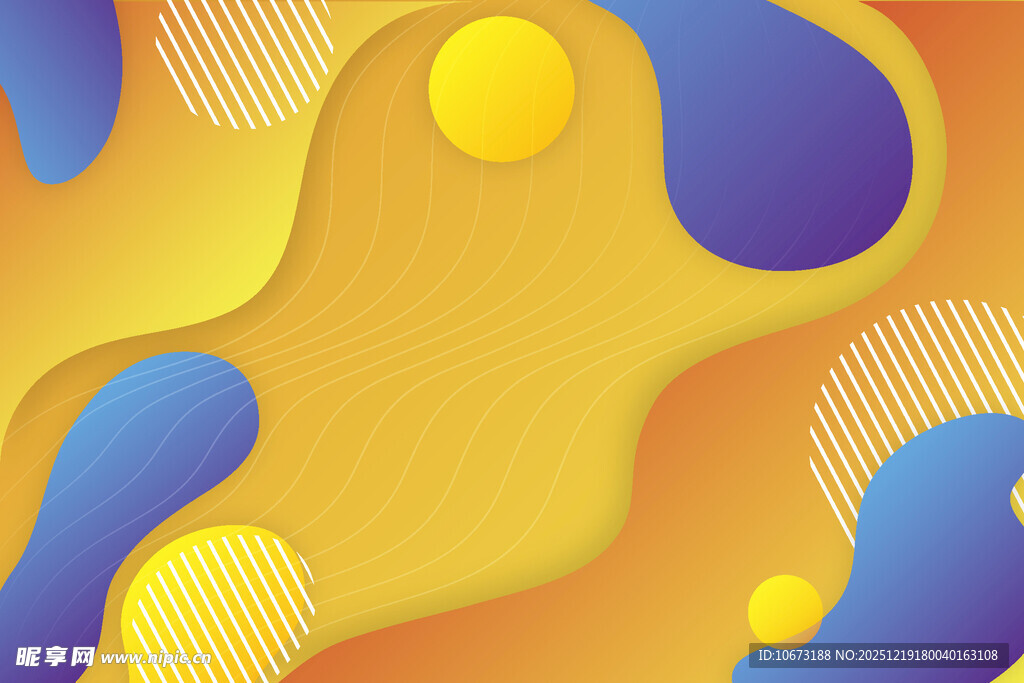 多彩流体渐变抽象背景图