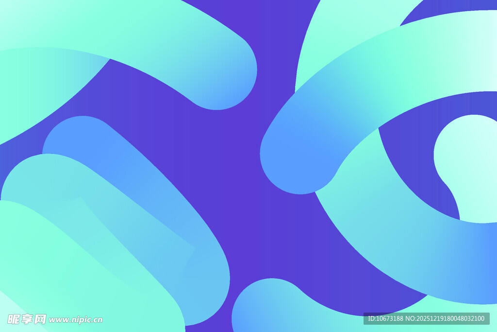 蓝紫色渐变抽象流体图案