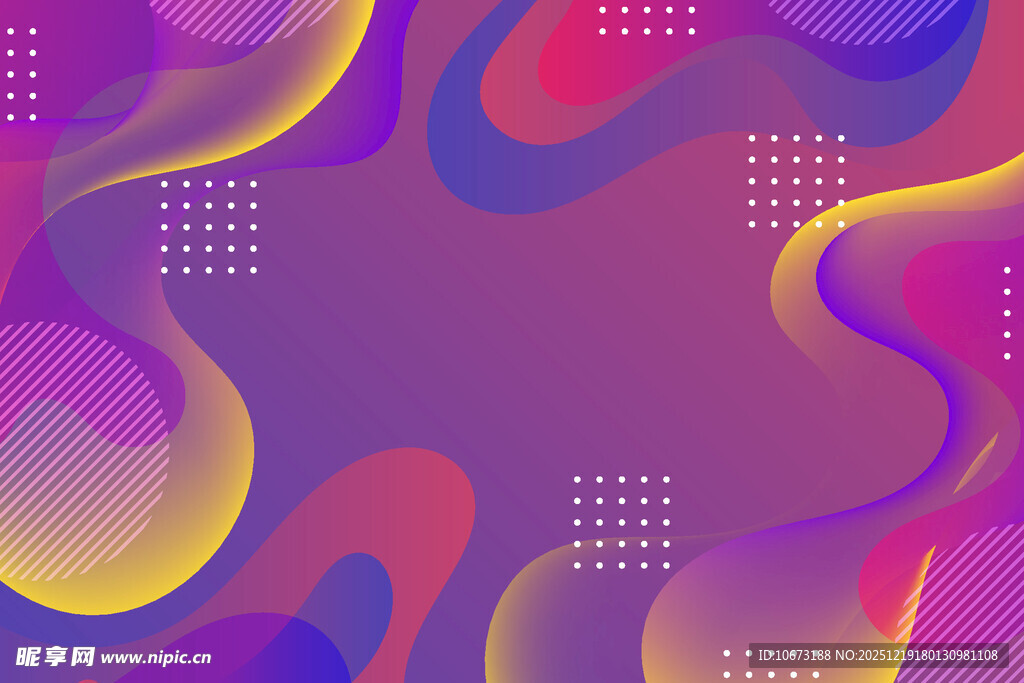 炫彩流体渐变抽象背景图