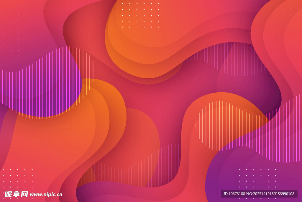 多彩渐变流体抽象背景图