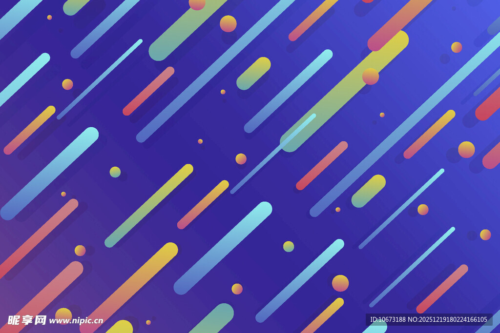 多彩线条抽象背景图案