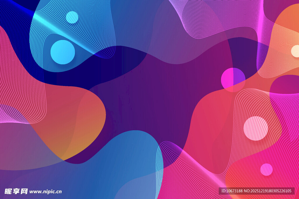 炫彩流体渐变抽象背景图