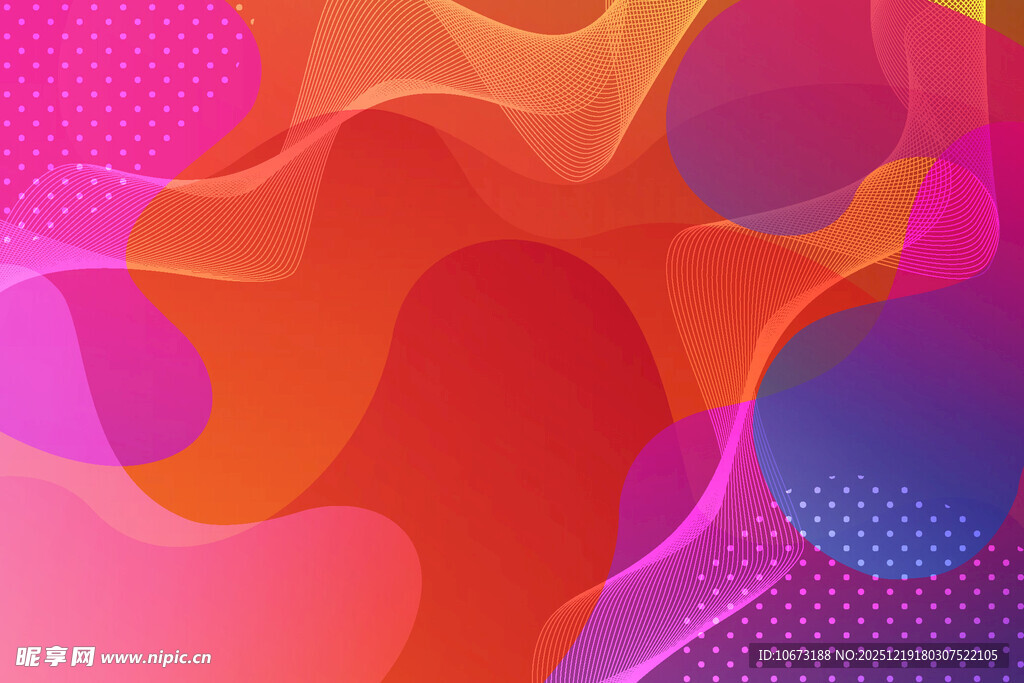 多彩流体渐变抽象背景图