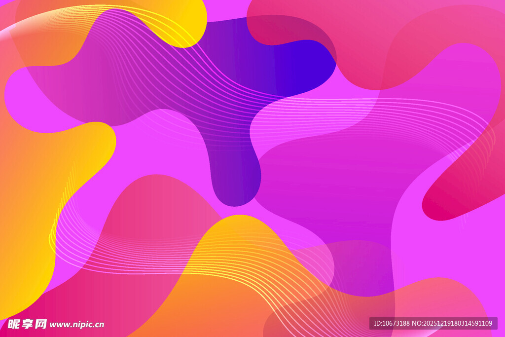 多彩流体渐变抽象背景图