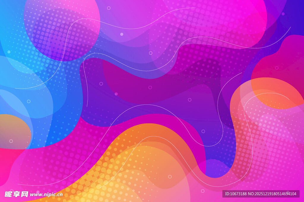 多彩流体渐变抽象背景图
