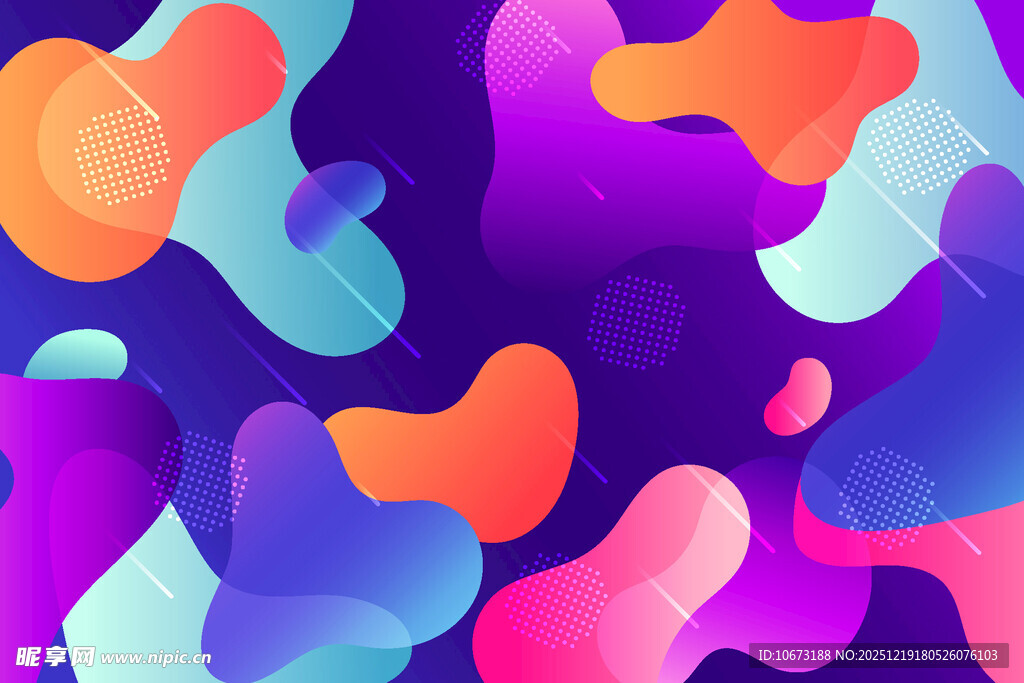 多彩抽象流体图案背景