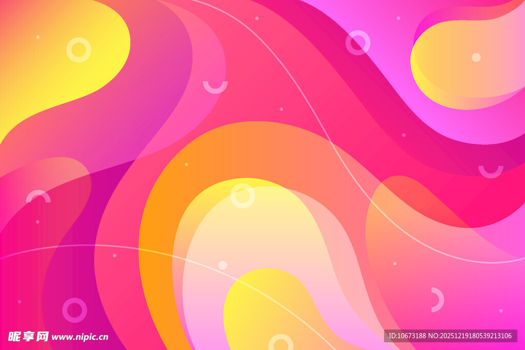 梦幻渐变流体艺术背景图