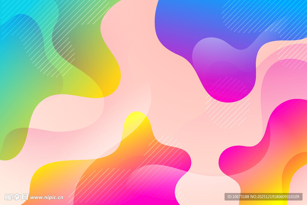 多彩流体渐变抽象背景图