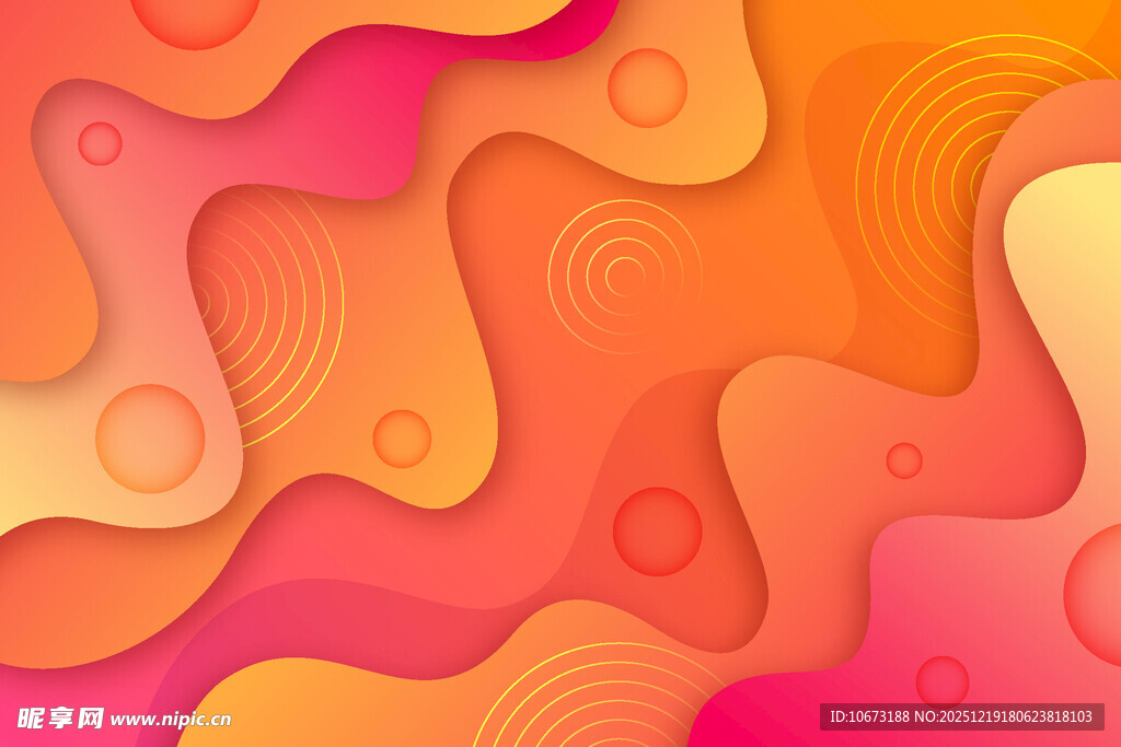 渐变流体抽象艺术背景图