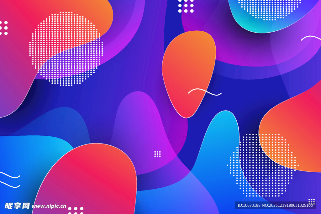 多彩流体抽象背景图案
