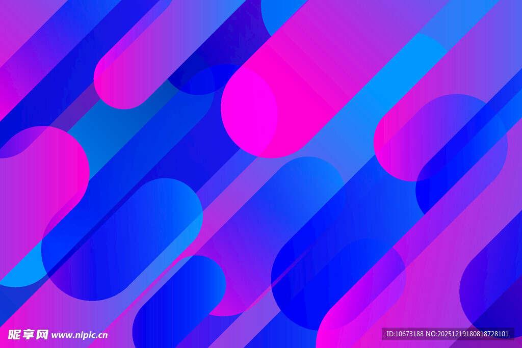 炫彩几何抽象图案背景