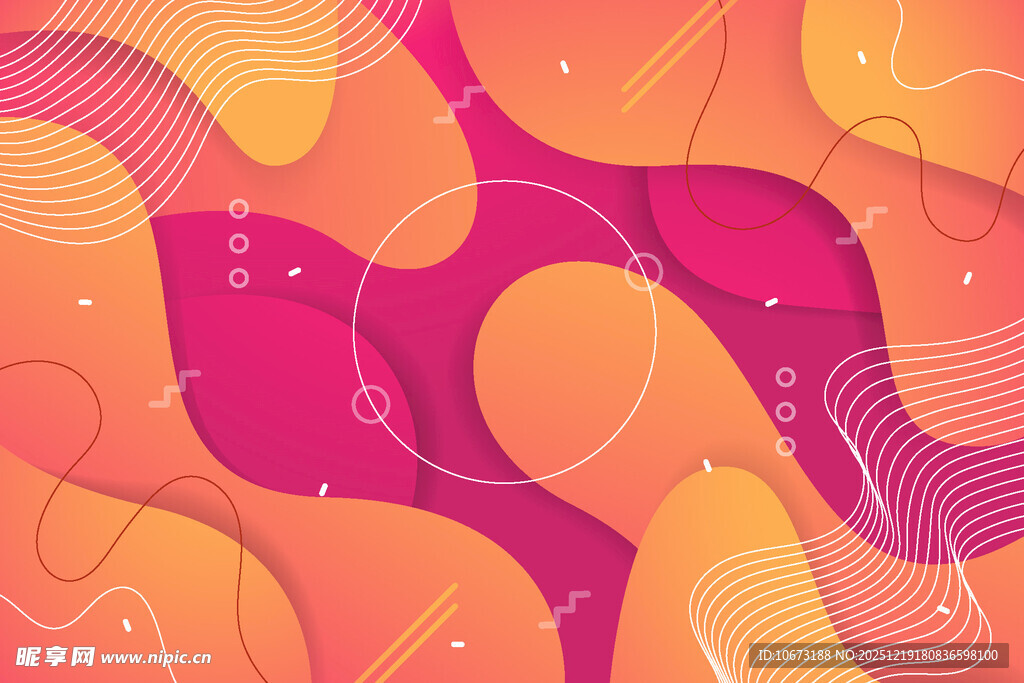 渐变色彩抽象动感背景图