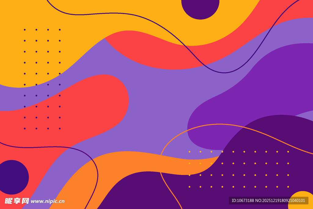 多彩抽象流体图案背景