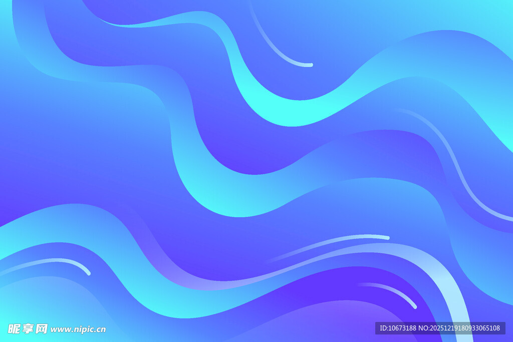 梦幻蓝紫色流体渐变背景