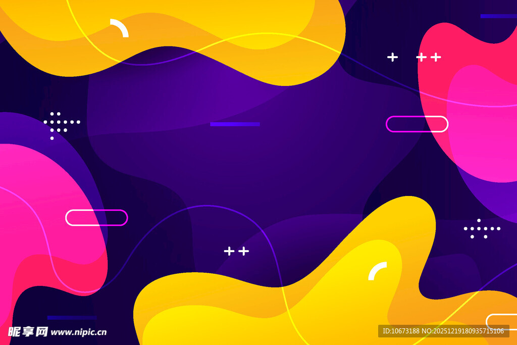 多彩流体抽象背景图案