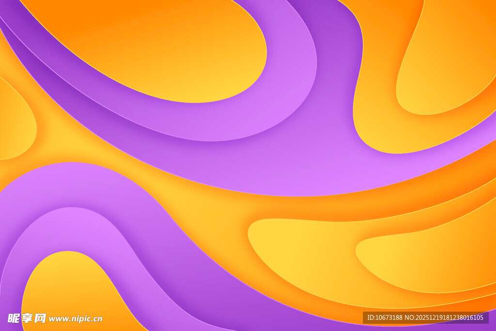 多彩渐变流体抽象背景图