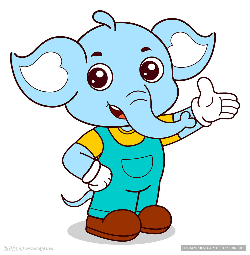 可爱小象迎宾欢迎版