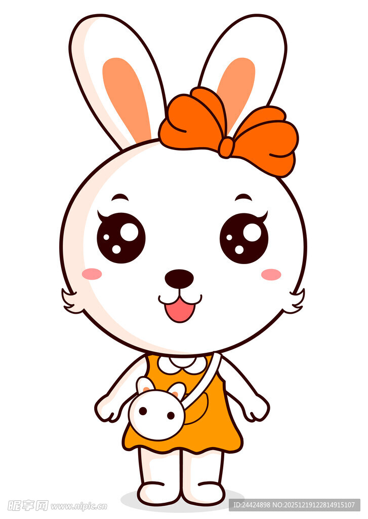 可爱卡通兔子形象