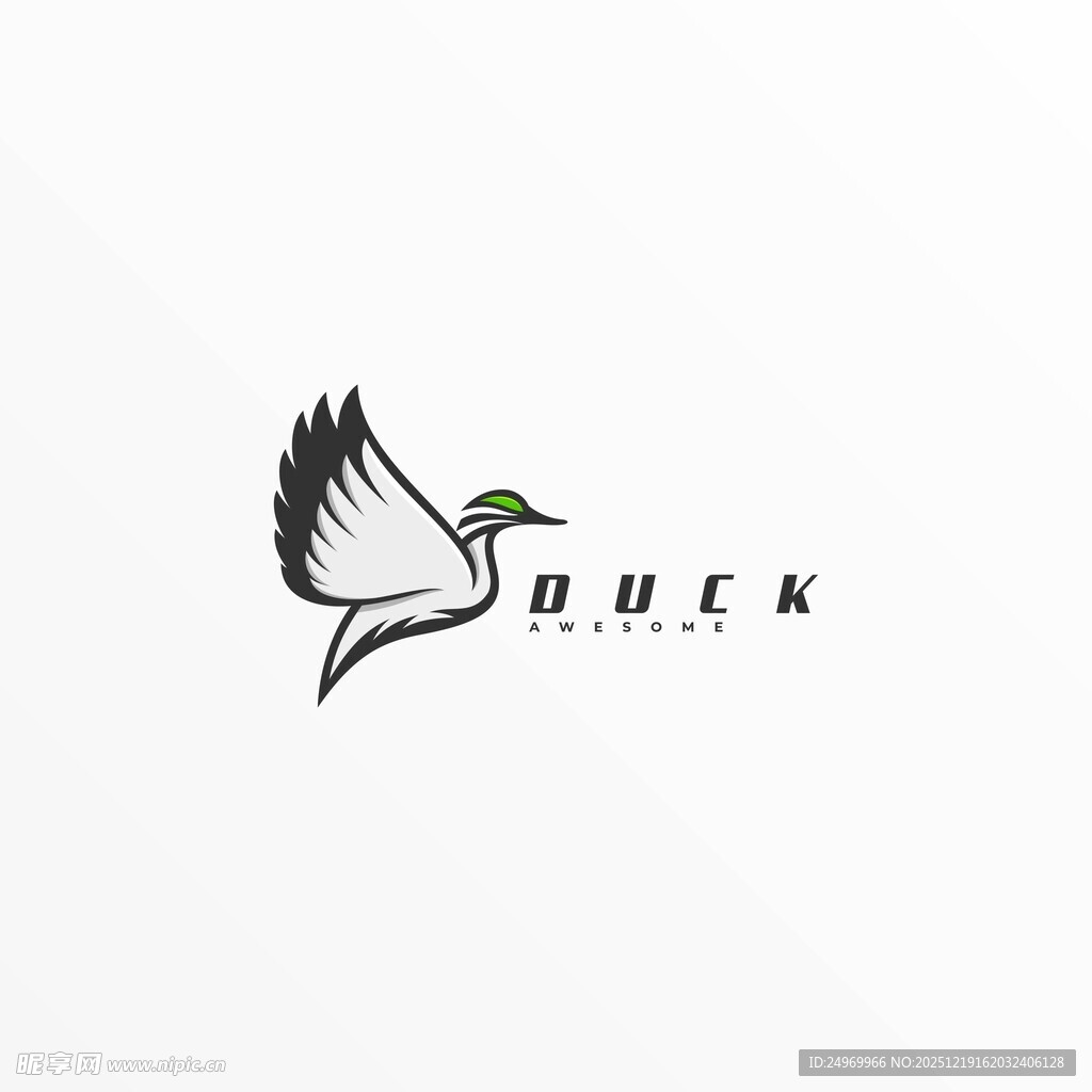 飞鸟字母标志设计