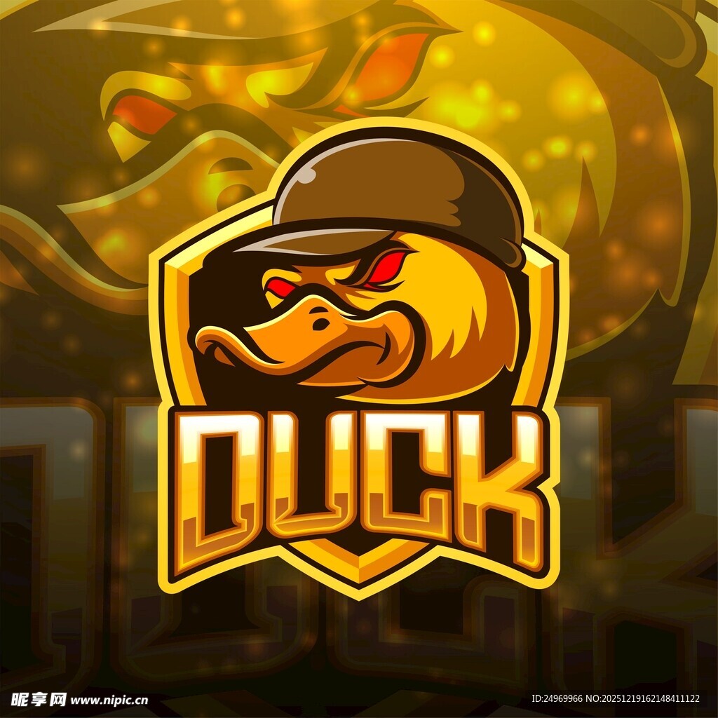 酷炫鸭子游戏标志