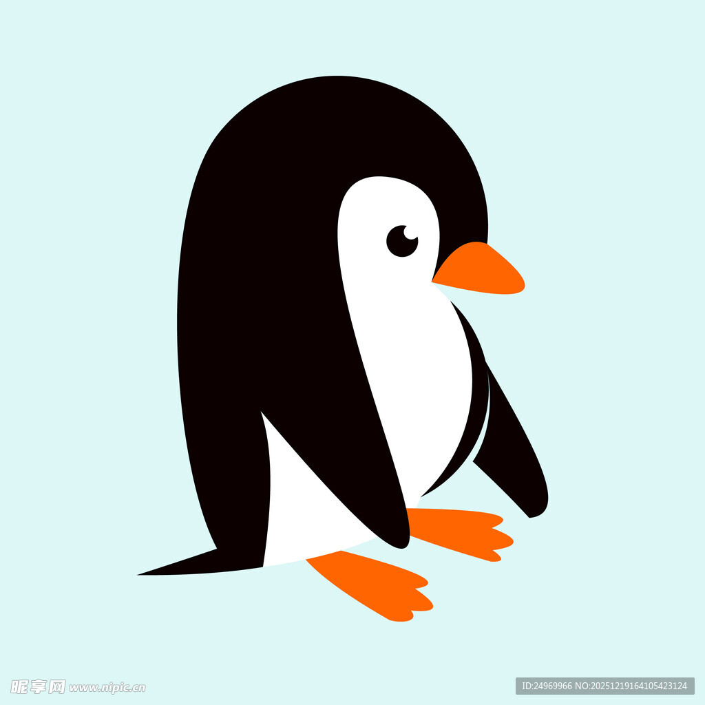 可爱企鹅卡通形象