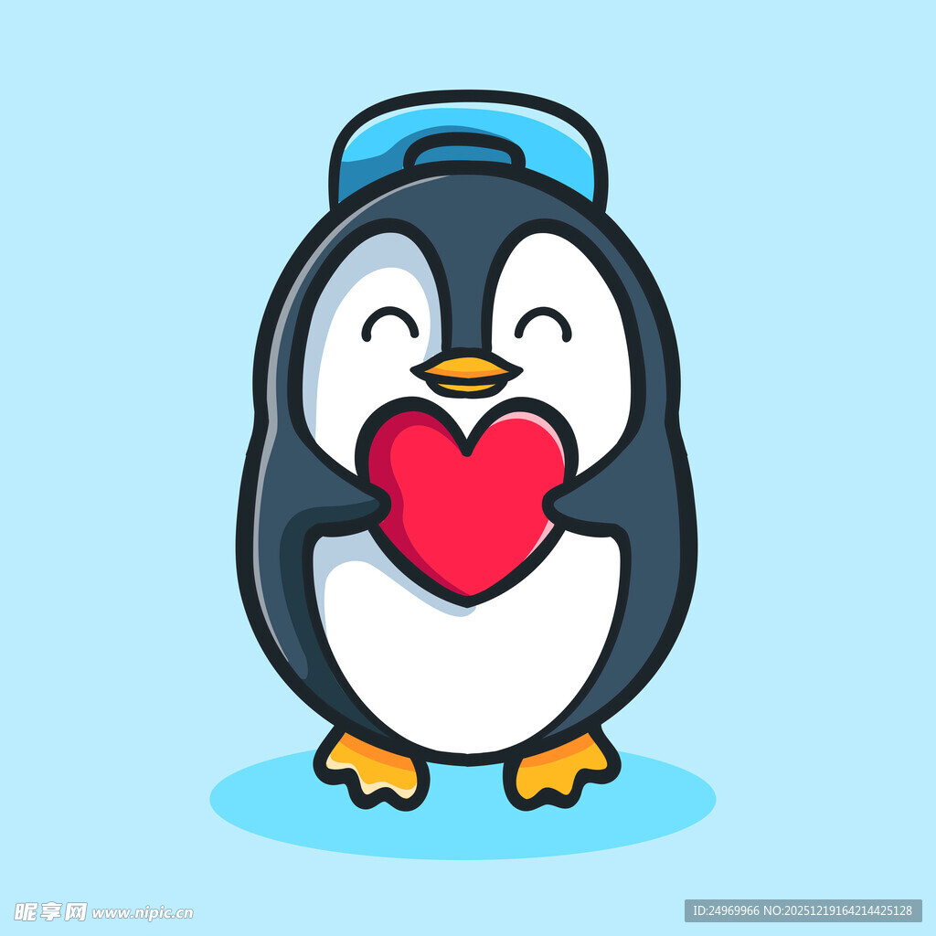 爱心企鹅