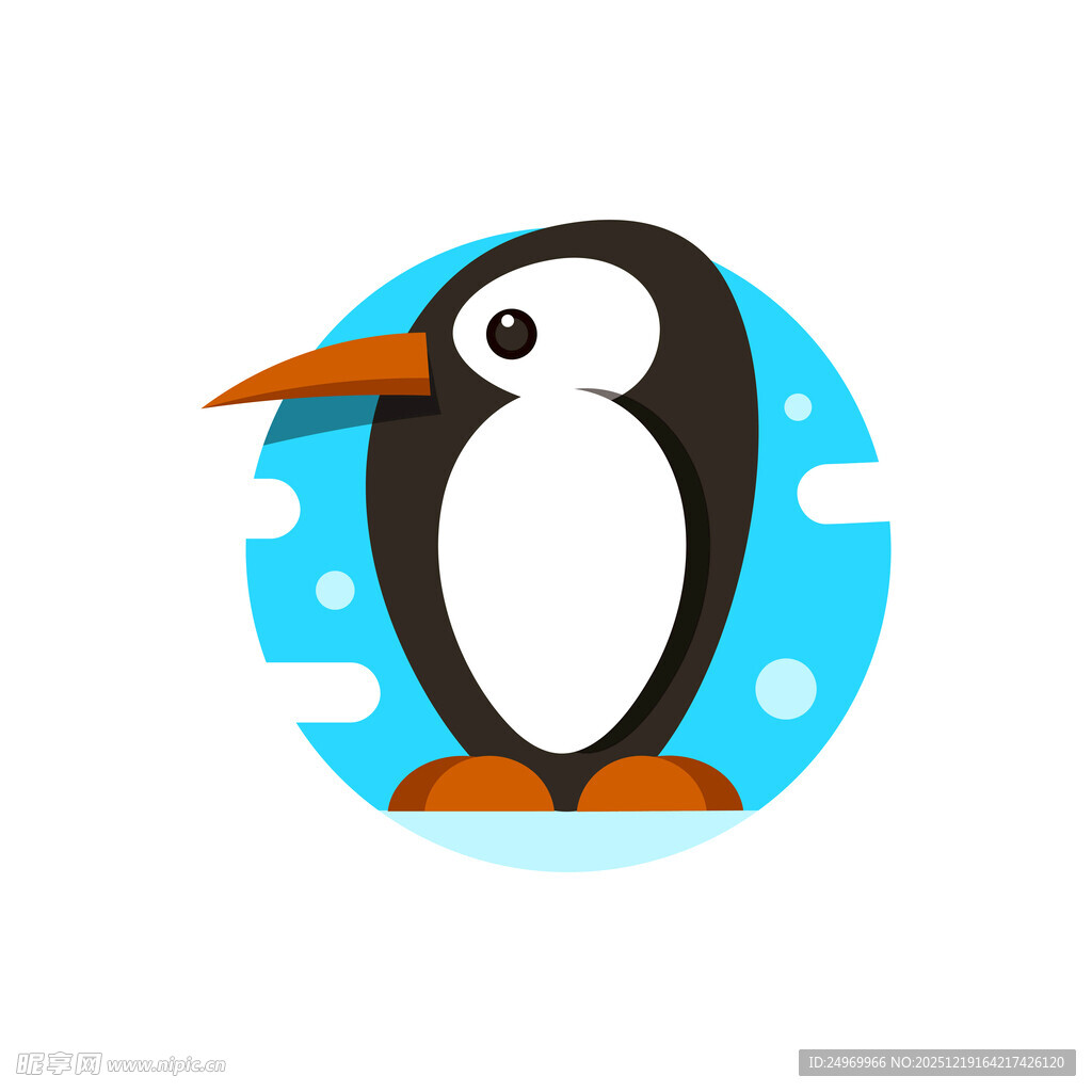 可爱企鹅卡通形象