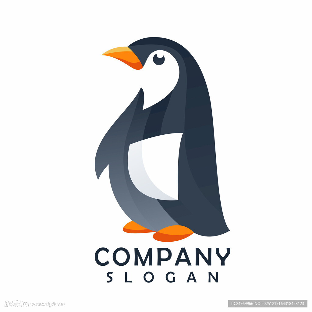 企鹅公司标志设计