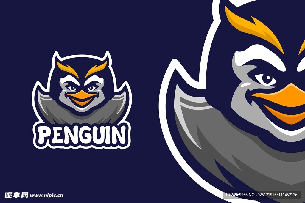 企鹅卡通形象设计