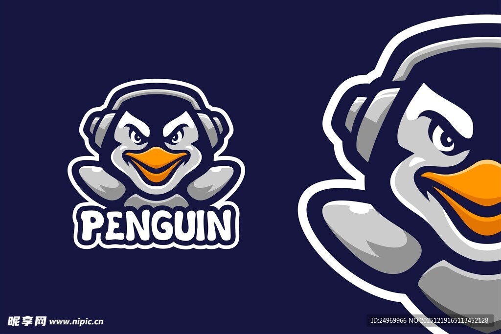 企鹅卡通形象设计