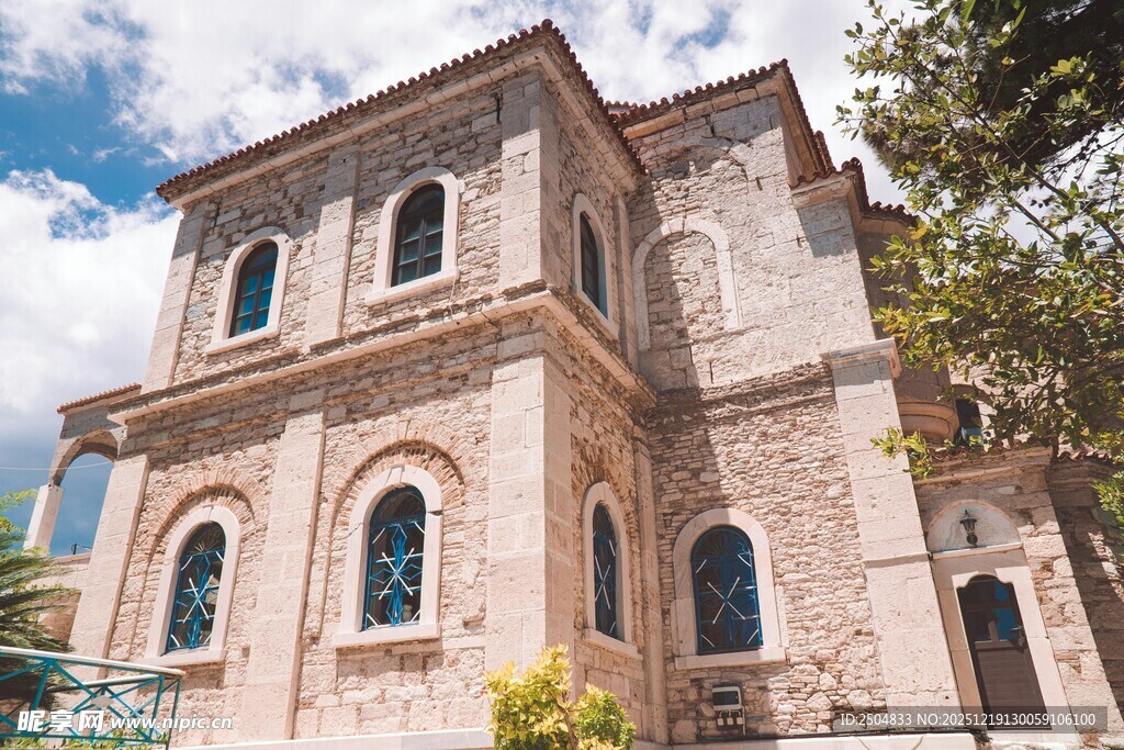 古老欧式建筑外观