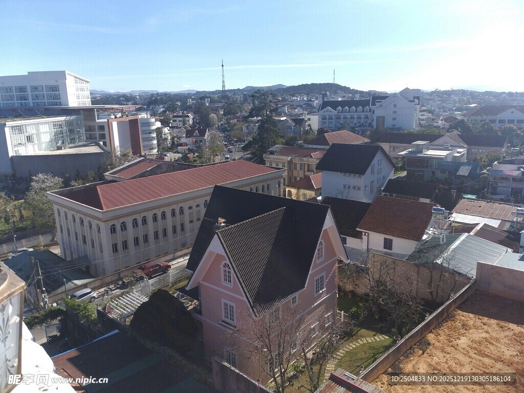 城市建筑俯瞰景观