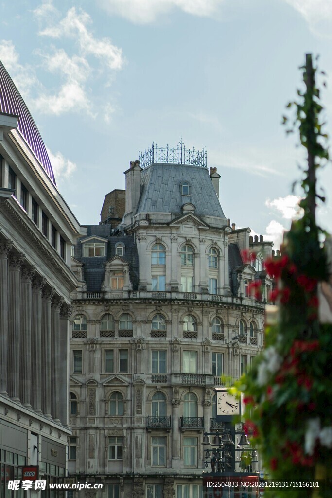 欧式古典建筑外观景观