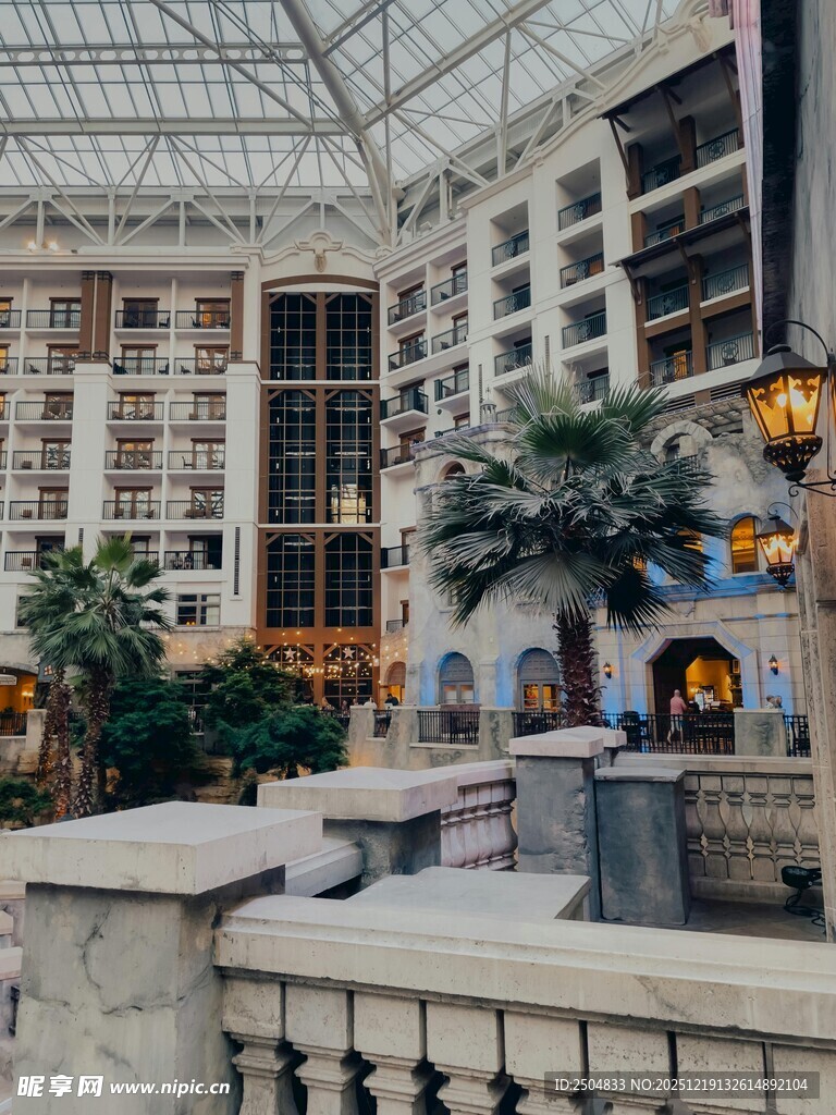 豪华室内中庭景观设计