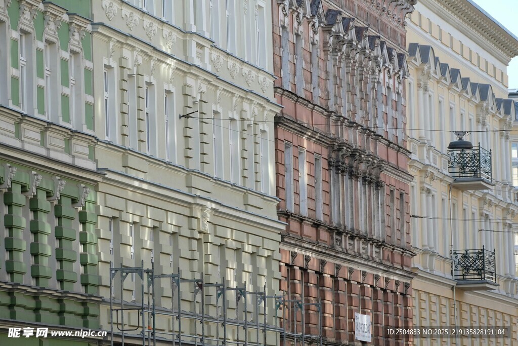 欧式风格建筑外观细节