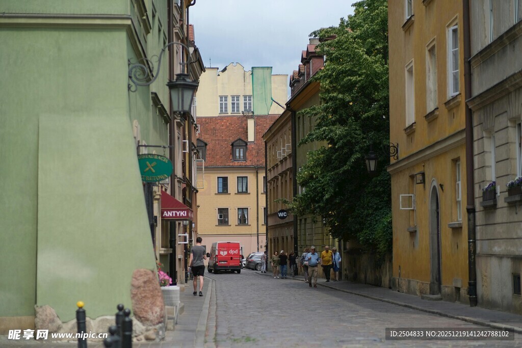  洲古朴街道风景