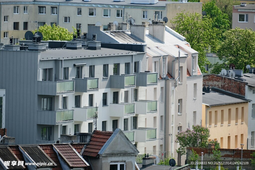 城市多彩建筑景观