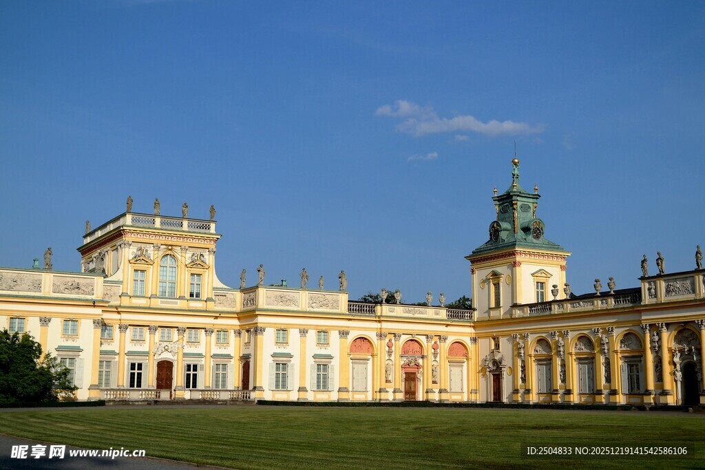 欧式宫殿建筑景观