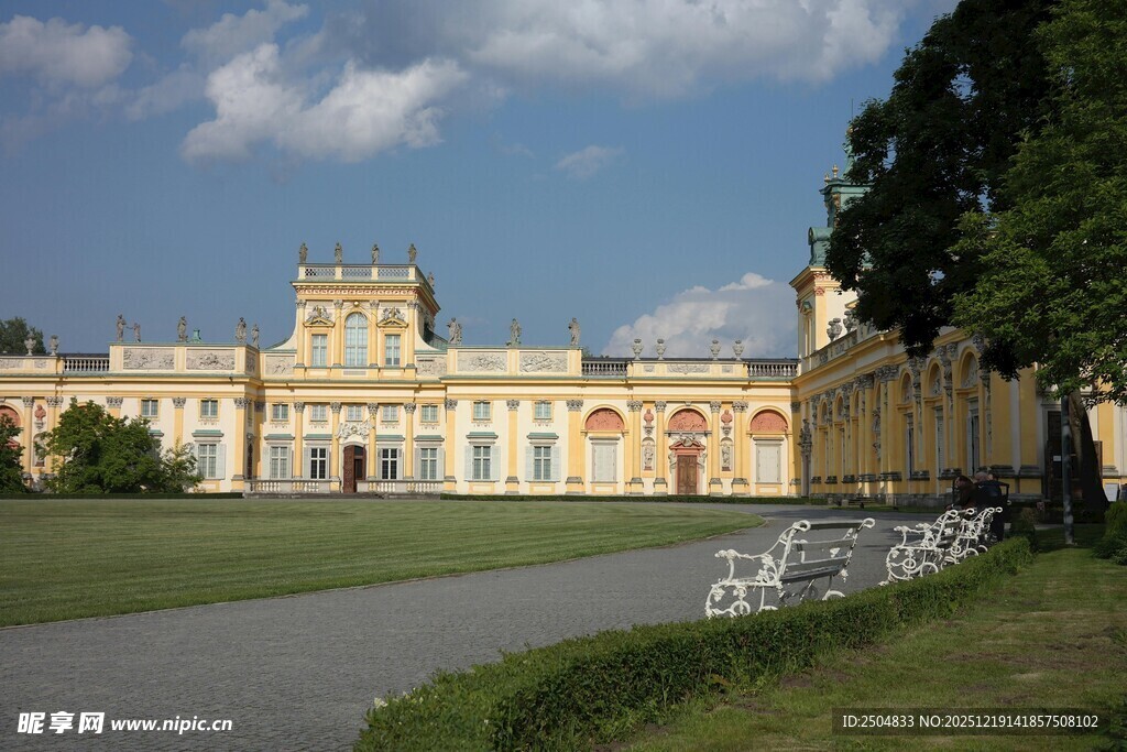 欧式宫殿建筑景观