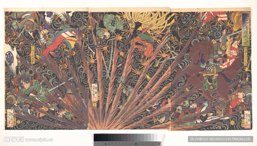 复古风装饰电视画面