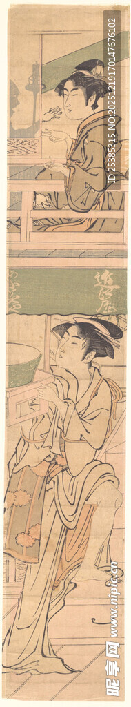 古代人物场景绘画