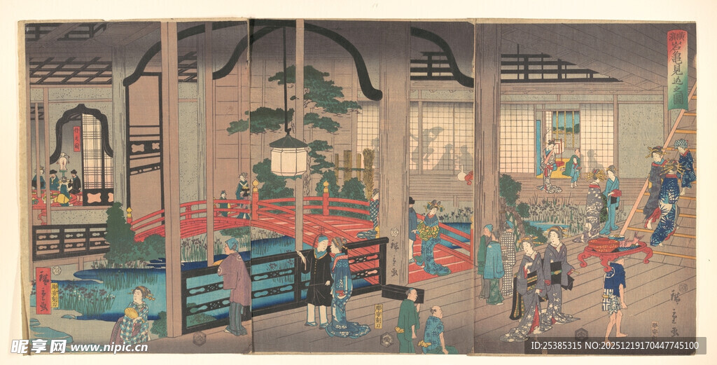 古代室内场景人物绘画