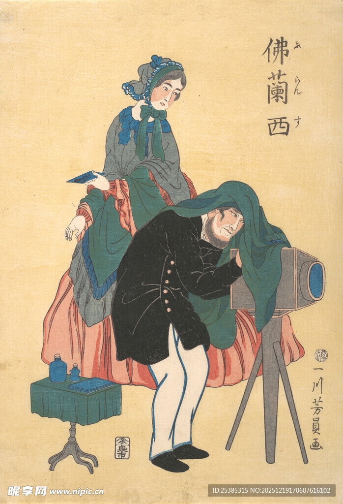 古代摄影场景图