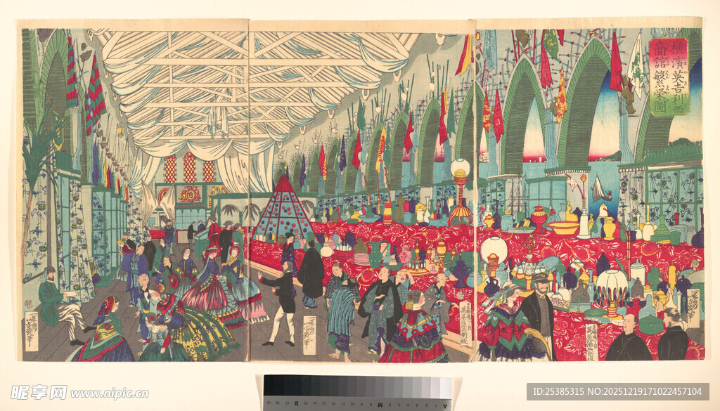 热闹集市场景图