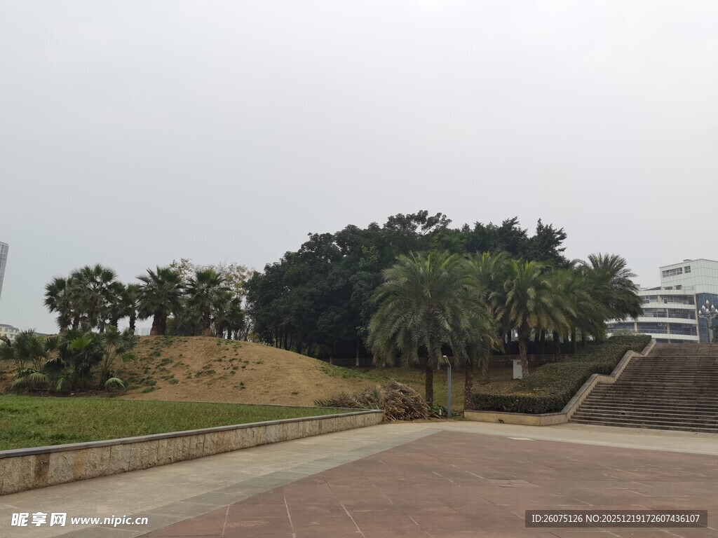 户外开阔绿地景观